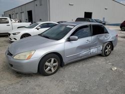 Salvage cars for sale at Jacksonville, FL auction: 2003 Honda Accord EX