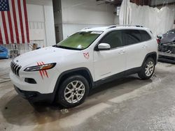 Salvage cars for sale at Leroy, NY auction: 2016 Jeep Cherokee Latitude
