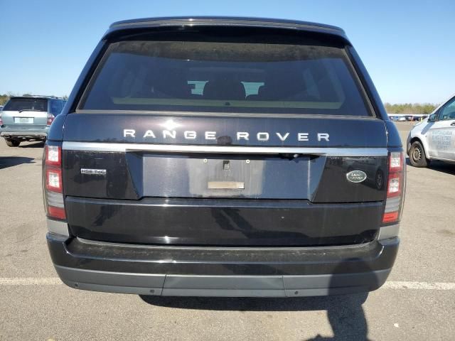 2016 Land Rover Range Rover HSE