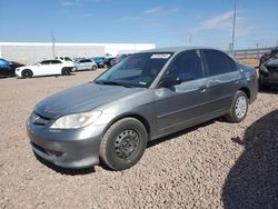 Salvage cars for sale from Copart Phoenix, AZ: 2004 Honda Civic LX