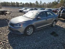 Salvage cars for sale at Windham, ME auction: 2015 Volkswagen Jetta SE