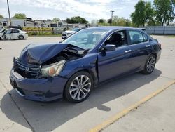 Salvage cars for sale from Copart Sacramento, CA: 2014 Honda Accord Sport