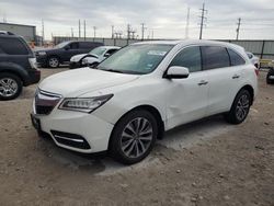 Salvage cars for sale at Haslet, TX auction: 2015 Acura MDX Technology