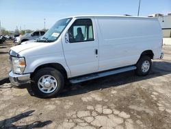 Salvage cars for sale from Copart Woodhaven, MI: 2014 Ford Econoline E250 Van