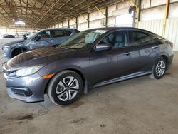 Honda Civic LX salvage cars for sale: 2016 Honda Civic LX