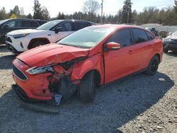 Salvage cars for sale at Graham, WA auction: 2015 Ford Focus SE