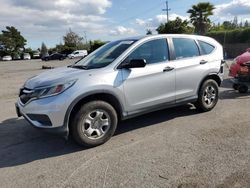 Salvage cars for sale from Copart San Martin, CA: 2015 Honda CR-V LX