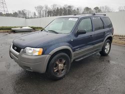 Salvage cars for sale at Glassboro, NJ auction: 2002 Ford Escape XLT