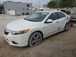 Salvage cars for sale from Copart Opa Locka, FL: 2012 Acura TSX