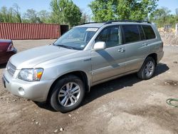 Salvage cars for sale at Baltimore, MD auction: 2007 Toyota Highlander Hybrid