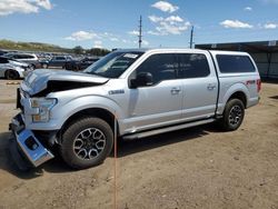 Salvage trucks for sale at Colorado Springs, CO auction: 2015 Ford F150 Supercrew