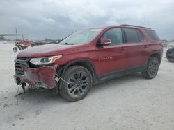 Salvage cars for sale at Arcadia, FL auction: 2018 Chevrolet Traverse RS