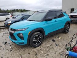 Salvage cars for sale at Franklin, WI auction: 2021 Chevrolet Trailblazer RS