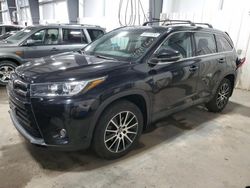 Salvage cars for sale from Copart Ham Lake, MN: 2018 Toyota Highlander SE