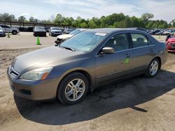 Salvage cars for sale at Florence, MS auction: 2007 Honda Accord EX