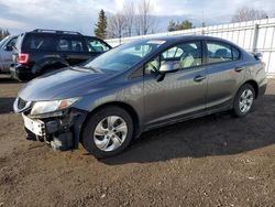 Honda salvage cars for sale: 2013 Honda Civic LX