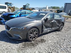 Salvage cars for sale at Hueytown, AL auction: 2017 Mazda 6 Grand Touring