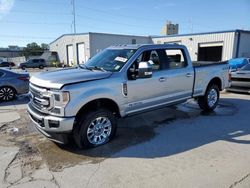 Salvage cars for sale at New Orleans, LA auction: 2022 Ford F250 Super Duty