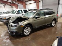 Salvage cars for sale at Lansing, MI auction: 2016 Subaru Outback 2.5I Premium