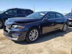 Chevrolet salvage cars for sale: 2017 Chevrolet Malibu LT