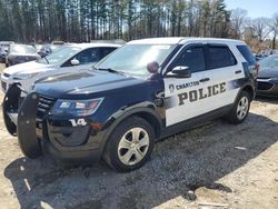 Ford Explorer salvage cars for sale: 2018 Ford Explorer Police Interceptor