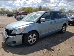 Salvage cars for sale at Chalfont, PA auction: 2010 Volkswagen Routan SEL