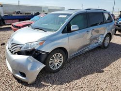 Salvage cars for sale from Copart Phoenix, AZ: 2016 Toyota Sienna XLE