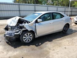 Toyota Corolla l salvage cars for sale: 2015 Toyota Corolla L