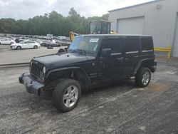 Salvage cars for sale at Lufkin, TX auction: 2015 Jeep Wrangler Unlimited Sport