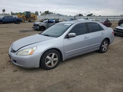 Salvage cars for sale from Copart Bakersfield, CA: 2004 Honda Accord EX