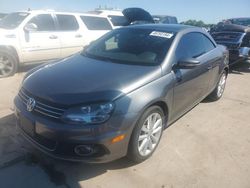 Salvage cars for sale at Grand Prairie, TX auction: 2012 Volkswagen EOS Komfort