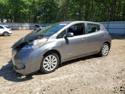 Salvage cars for sale at Austell, GA auction: 2015 Nissan Leaf S