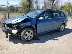 Salvage cars for sale at Columbus, OH auction: 2015 Volkswagen Golf Sportwagen TDI S