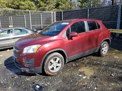 Chevrolet salvage cars for sale: 2016 Chevrolet Trax LS