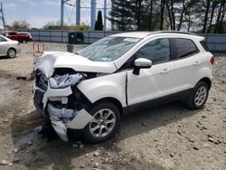 Salvage cars for sale from Copart Windsor, NJ: 2019 Ford Ecosport SE