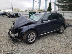 Salvage cars for sale at Windsor, NJ auction: 2014 Audi Q5 Premium Plus