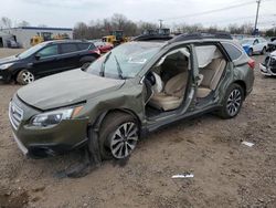 Salvage cars for sale from Copart Hillsborough, NJ: 2017 Subaru Outback 2.5I Limited