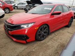 Salvage cars for sale from Copart Elgin, IL: 2020 Honda Civic Sport