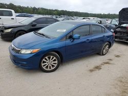 Honda Civic ex salvage cars for sale: 2012 Honda Civic EX