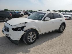 Salvage cars for sale at San Antonio, TX auction: 2010 Infiniti FX35