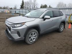 Salvage cars for sale from Copart Bowmanville, ON: 2019 Toyota Rav4 LE