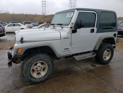 Jeep salvage cars for sale: 2003 Jeep Wrangler / TJ Sport