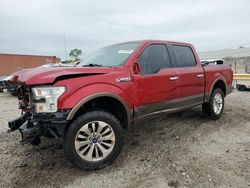 Salvage cars for sale at Hueytown, AL auction: 2015 Ford F150 Supercrew