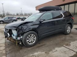 Salvage cars for sale at Fort Wayne, IN auction: 2021 Chevrolet Traverse LT