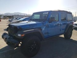 Salvage cars for sale at Sun Valley, CA auction: 2022 Jeep Wrangler Unlimited Sport