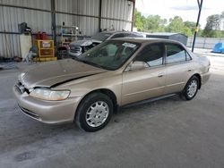 Salvage cars for sale at Cartersville, GA auction: 2001 Honda Accord LX