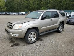 Salvage cars for sale from Copart Graham, WA: 2004 Toyota 4runner SR5