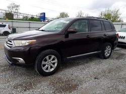 Salvage cars for sale from Copart Walton, KY: 2011 Toyota Highlander Base