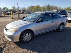 Salvage cars for sale from Copart Chalfont, PA: 2005 Honda Civic LX