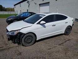 Salvage cars for sale from Copart Bowmanville, ON: 2020 Hyundai Elantra SEL